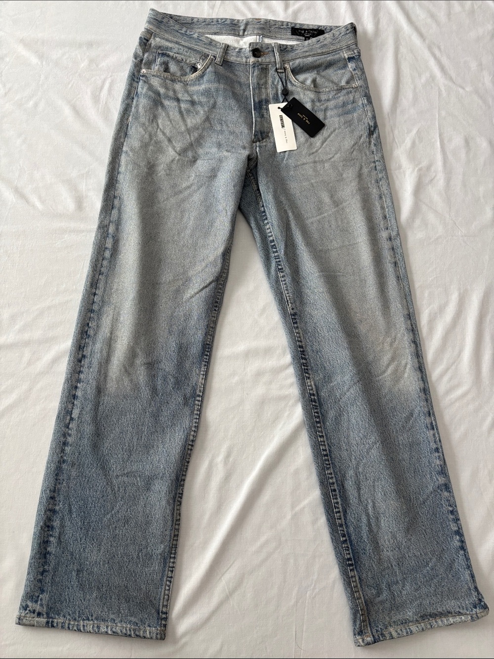 rag & bone men’s Fit 4 Miramar Straight Leg Abington finish Jeans